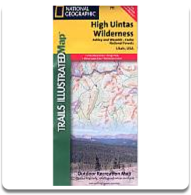 High Uintas Wilderness Map